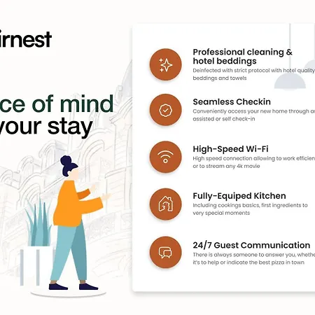 Newly Renovated 2br With Ac & Terrace | By Airnest *